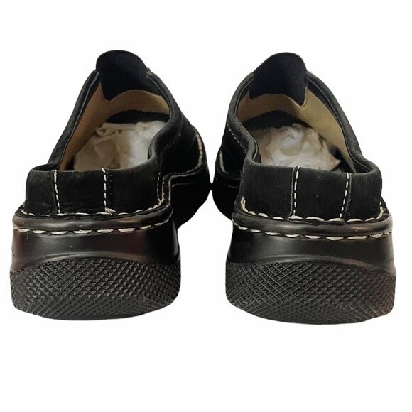 High Sierra Andie Black Suede Clog Mule With Contrast Stitching Women’s Size 7 - Picture 8 of 12